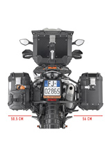 Stelaż kufrów bocznych Monokey Cam-Side GIVI PL One-Fit KTM 890 SMT/ 790 Adventure (23-)