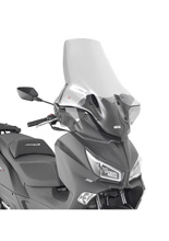 Szyba motocyklowa GIVI z mocowaniem do SYM Joymax Z 300 (19-20)/ Z+ 300 (21-) przezroczysta