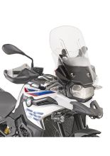 Szyba motocyklowa Kappa Airflow regulowana BMW F 750 GS (18-23)/ 800 GS (24-) przezroczysta [mocowanie w zestawie]