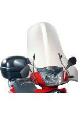 Szyba motocyklowa Kappa Kymco People S 50/ 125/ 200 (05-15) przezroczysta [mocowanie w zestawie]