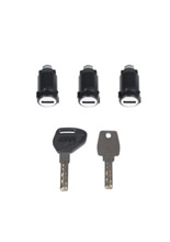 Zestaw kluczy z 3 wkładkami GIVI Smart Security Lock do kufrów Trekker Outback EVO SMART
