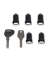 Zestaw kluczy z 5 wkładkami GIVI Smart Security Lock do kufrów Trekker Outback EVO SMART