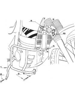 Gmole silnika Kappa Honda XL 600 V Transalp (89-99) czarne