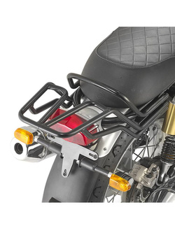 Stelaż GIVI pod kufer centralny Monolock® do modelu Royal Enfield Interceptor 650 (19-) / Continental GT 650 (20-) czarny połysk