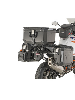 Stelaż asymetrycznych kufrów bocznych Trekker Outback Monokey Cam-Side GIVI PL One-Fit KTM 1290 Super Adventure R/ S (21-)