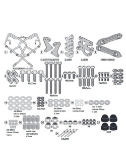 Stelaż kufrów bocznych Monokey Cam-Side GIVI PL One-Fit Suzuki GSX-S 1000 GX (24-)