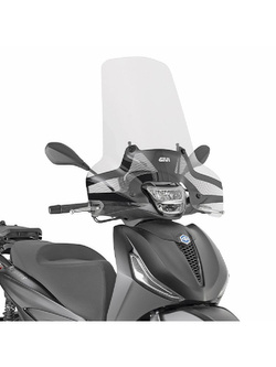 Szyba do skutera GIVI Piaggio Beverly 300/400 HPE (21-) przezroczysta [mocowanie w zestawie]