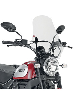 Szyba motocyklowa Kappa Ducati Scrambler 400 (16-21)/ Scrambler Icon 800 (15-) przeźroczysta